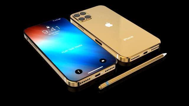苹果iPhone 12 Pro Max概念图曝光 带手写笔，真全面屏引领未来